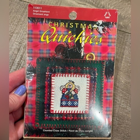 Christmas Counted Cross Stitch Angel Ornament Kit New in Package - Picture 2 of 4